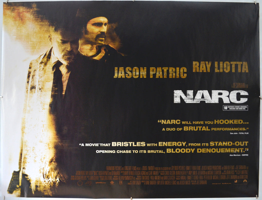 Narc Original Quad Poster - Film Poster - Movie Poster