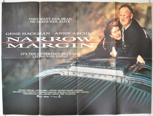 Narrow Margin Original Quad Poster - Film Poster - Movie Poster  