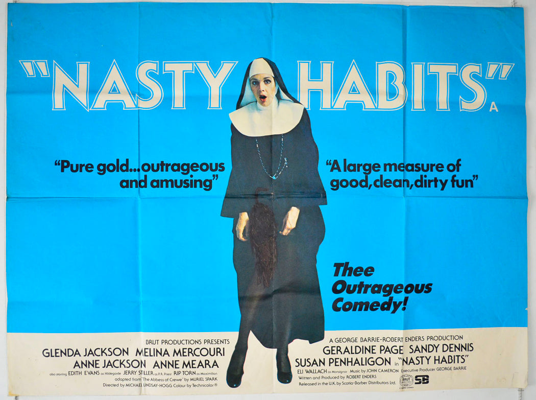 Nasty Habits Original British Quad Poster - Movie Poster