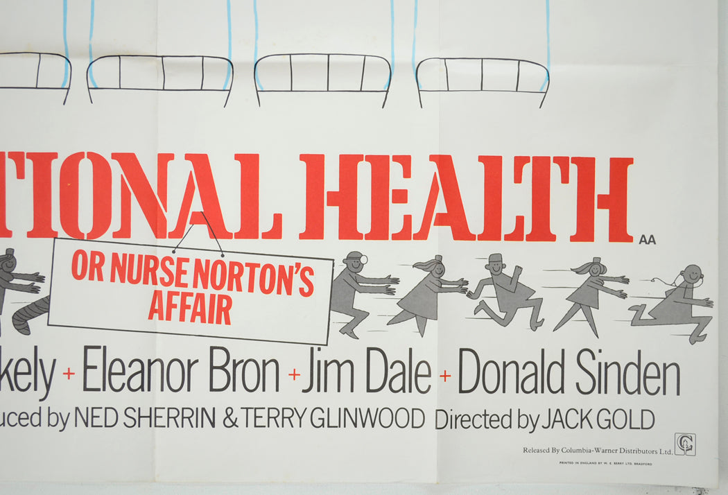 THE NATIONAL HEALTH (Bottom Right) Cinema Quad Movie Poster 