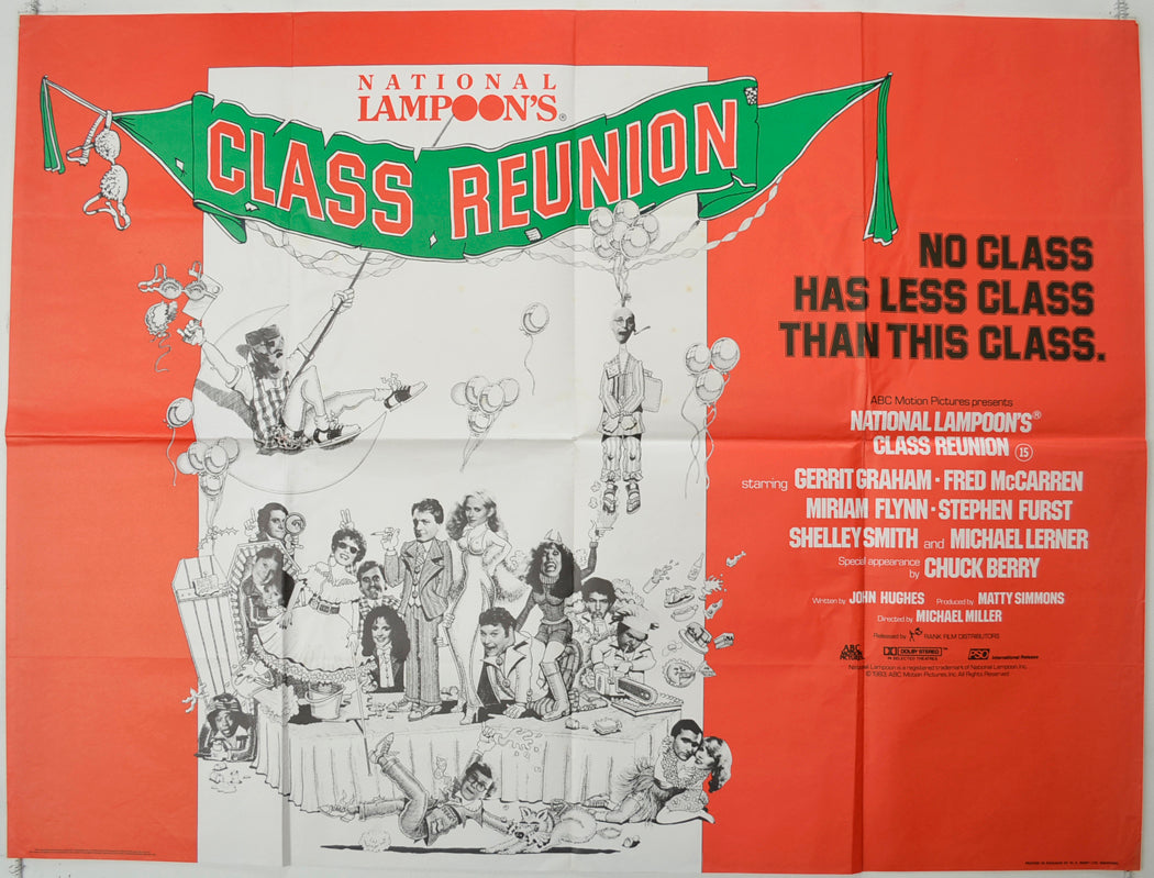 National Lampoon's Class Reunion   Original Quad Poster - Film Poster - Movie Poster 