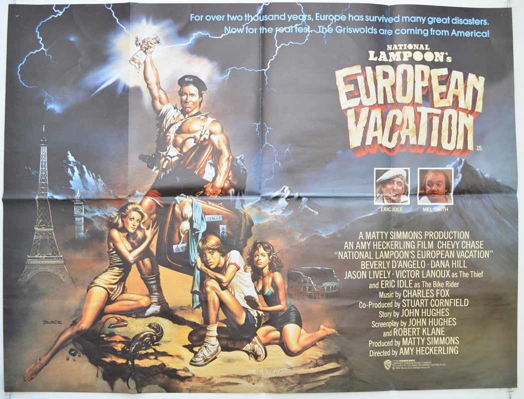 National Lampoon's European Vacation  Original British Quad Poster - Film Poster - Movie Poster 