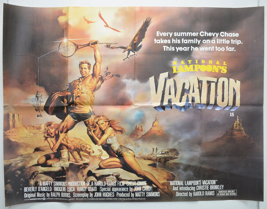 National Lampoon's Vacation Original Quad Poster - Film Poster - Movie Poster  