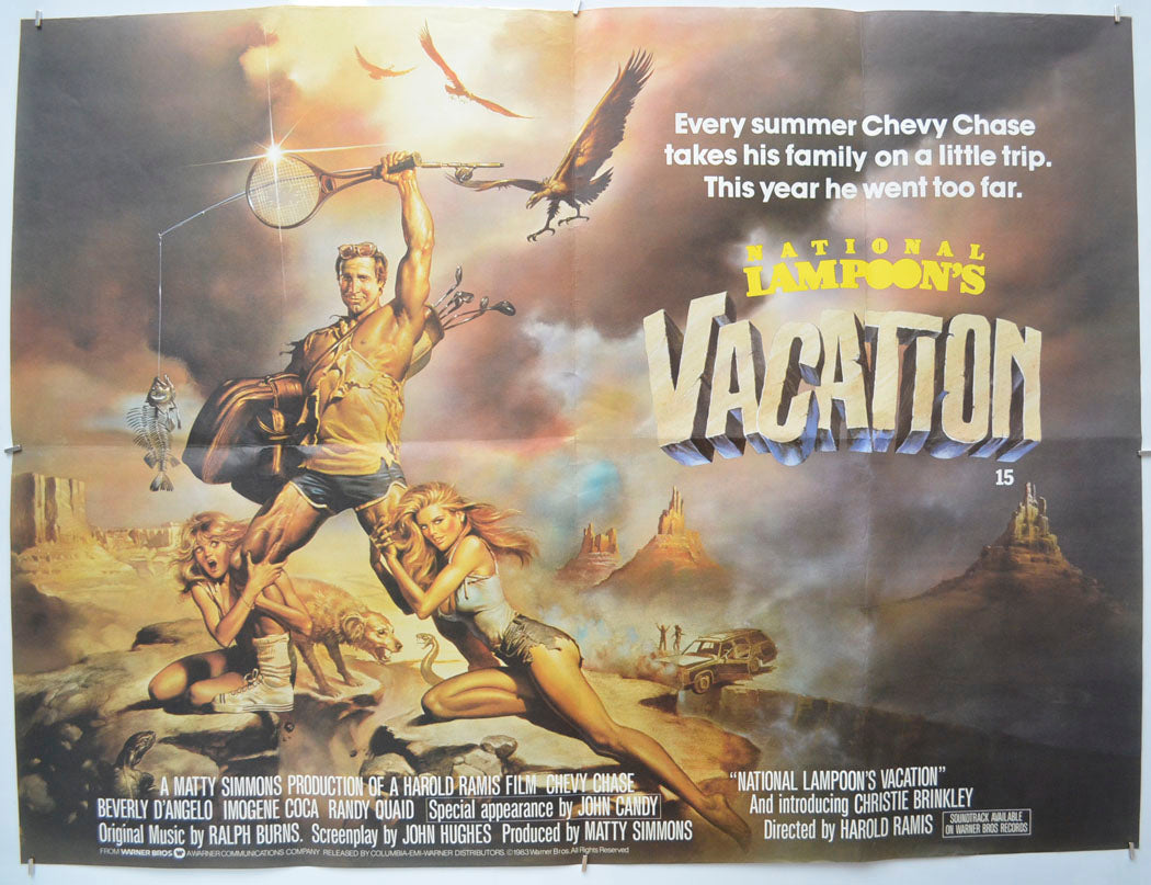 National Lampoon’s Vacation  Original Quad Poster - Film Poster - Movie Poster