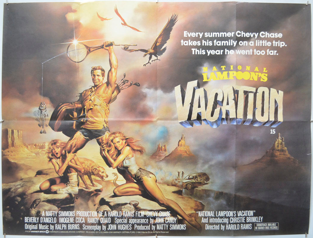 National Lampoon’s Vacation  Original Quad Poster - Film Poster - Movie Poster