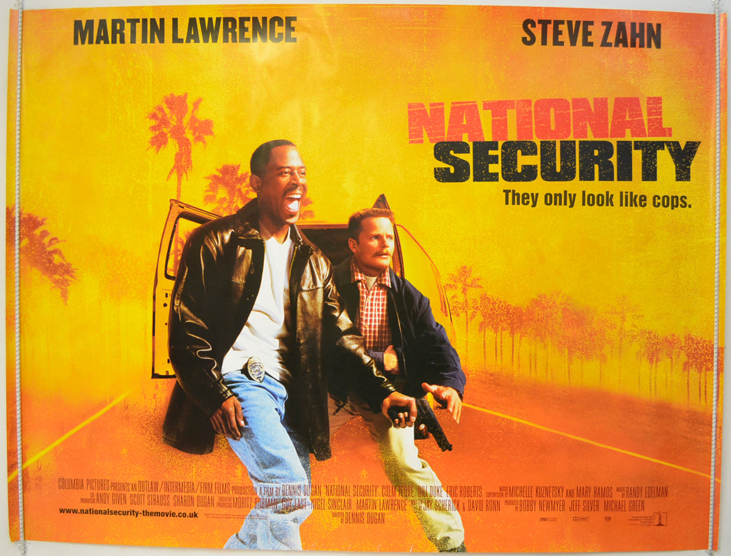 National Security  Original Quad Poster - Film Poster - Movie Poster 