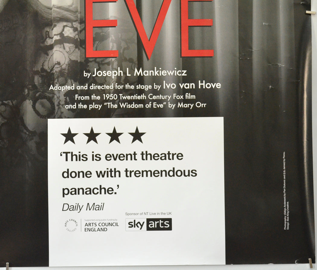 NATIONAL THEATRE LIVE: ALL ABOUT EVE (Bottom Right) Cinema Quad Movie Poster 