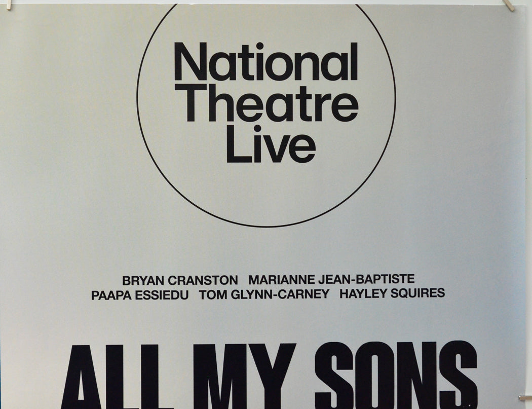 National Theatre Live: All My Sons (Top Right) Cinema Quad Movie Poster 