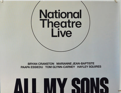 National Theatre Live: All My Sons (Top Right) Cinema Quad Movie Poster 