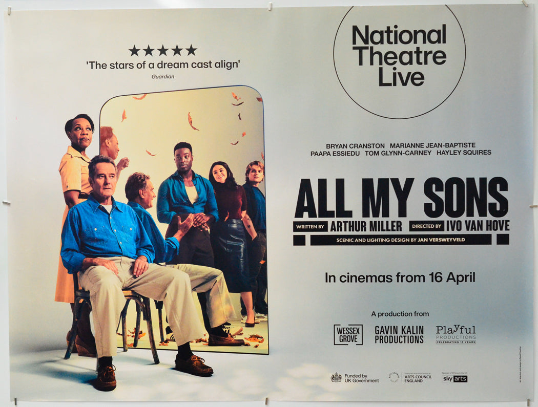 National Theatre Live: All My Sons - Original Quad Poster - Film Poster - Movie Poster