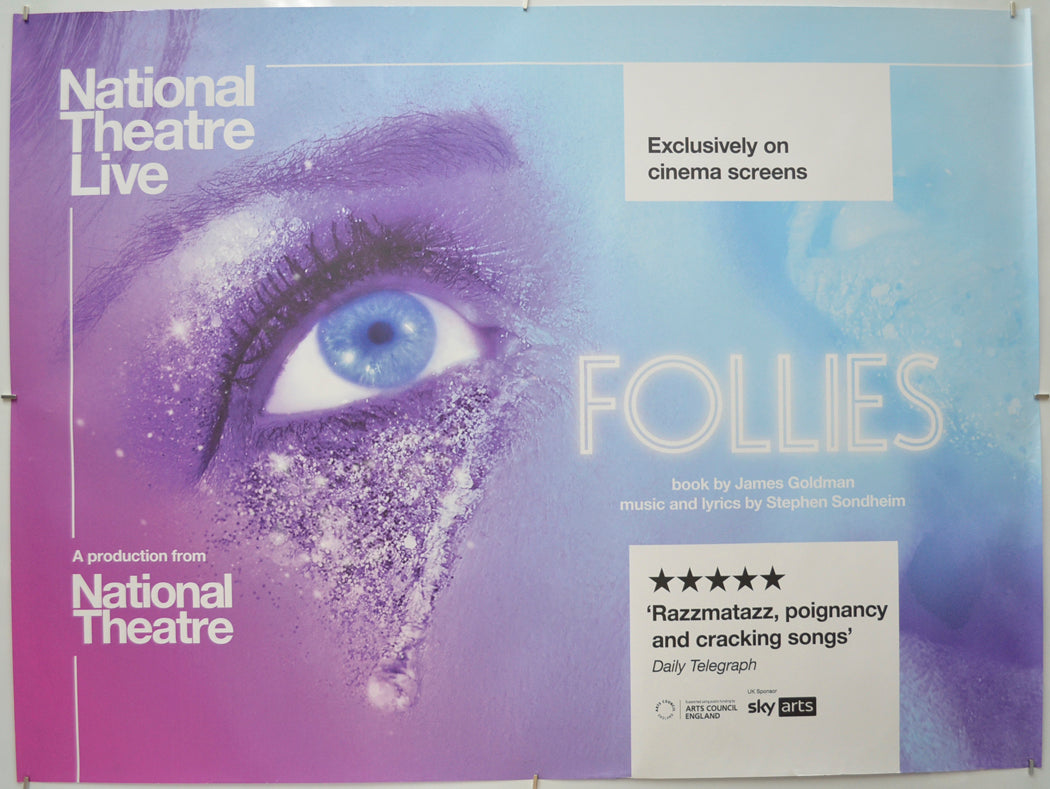 National Theatre Live: Follies - Original Quad Poster - Film Poster - Movie Poster