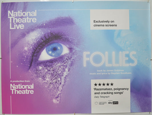 National Theatre Live: Follies - Original Quad Poster - Film Poster - Movie Poster