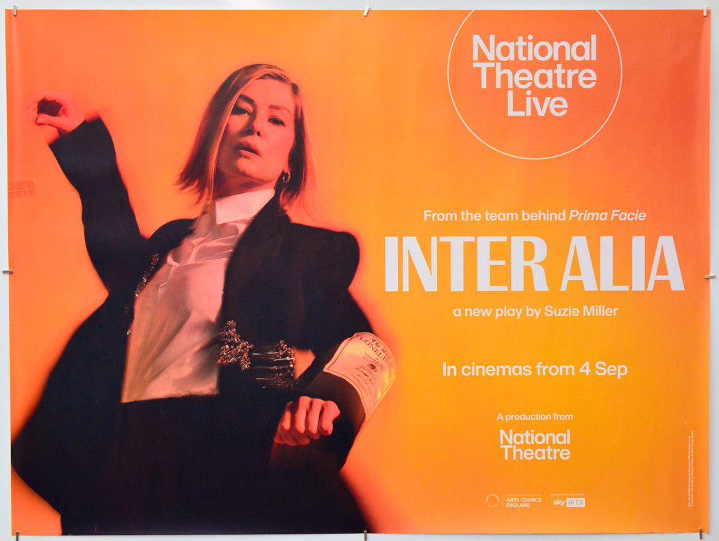 National Theatre Live: Inter Alia - Original Quad Poster - Film Poster - Movie Poster