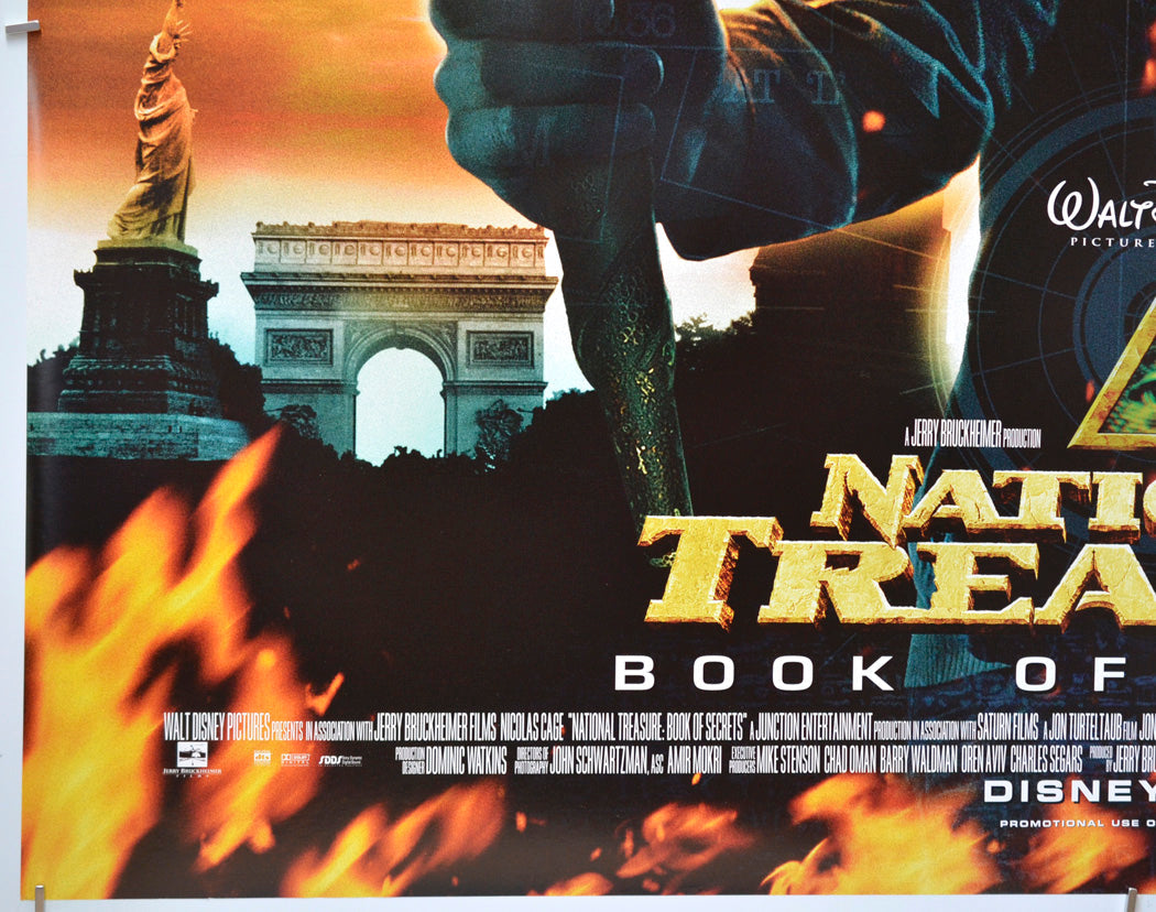 National Treasure : Book Of Secrets (Bottom Left) Cinema Quad Movie Poster 