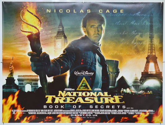 National Treasure : Book Of Secrets - Original Quad Poster - Film Poster - Movie Poster