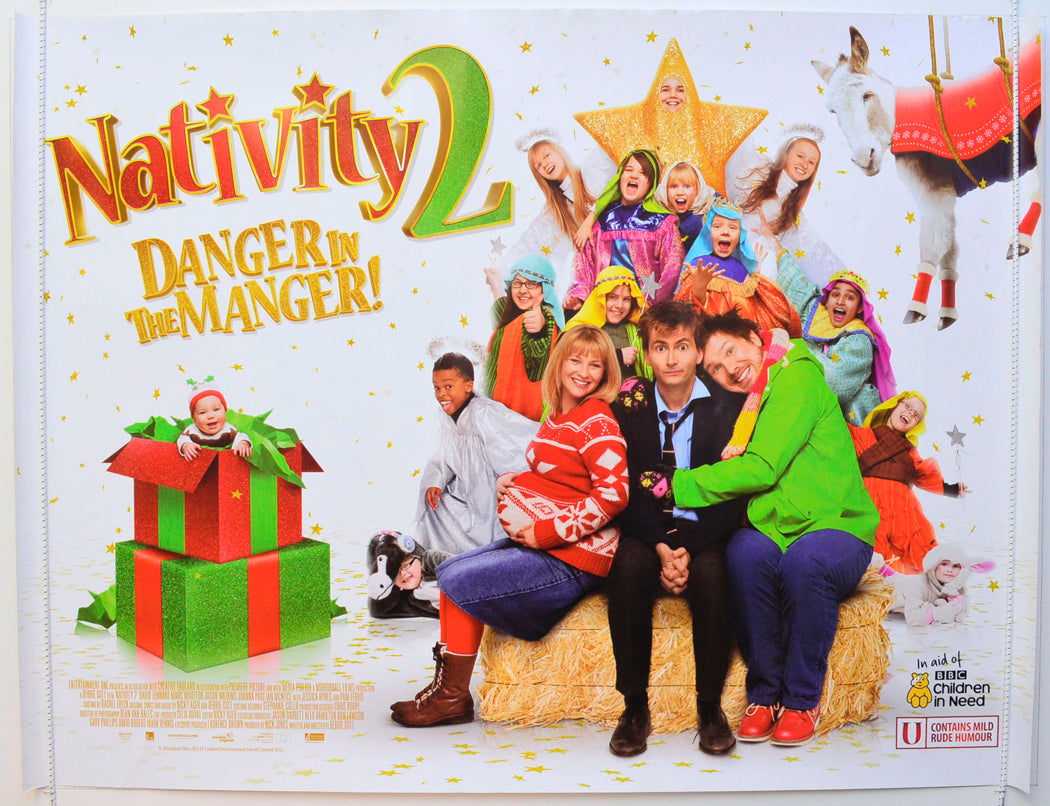 Nativity 2 - Danger In The Manger Original British Quad Poster - Film Poster - Movie Poster 