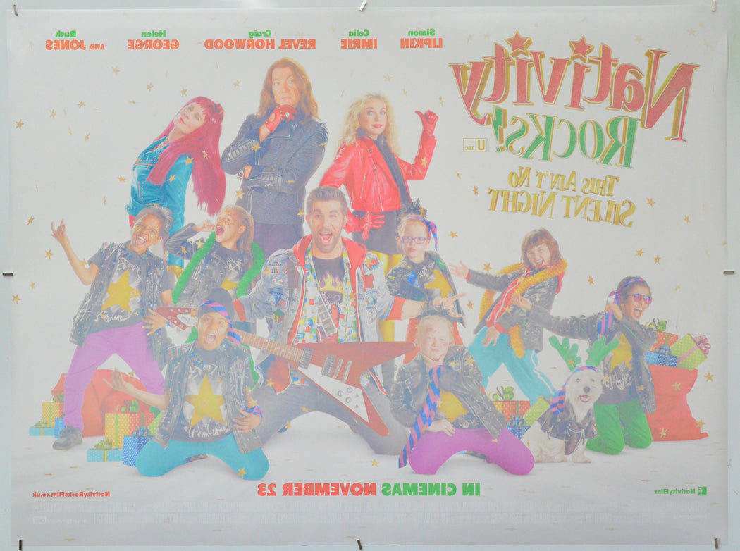 Nativity Rocks! (Back) Cinema Quad Movie Poster 