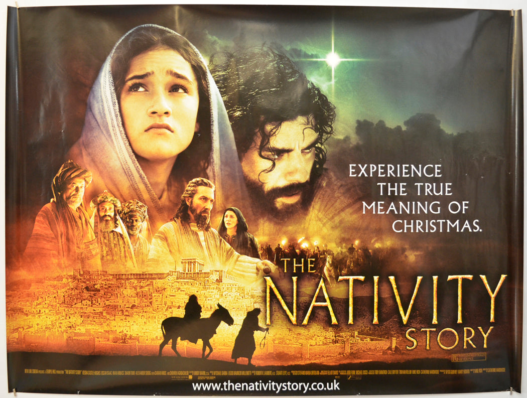 The Nativity Story Original Quad Poster - Film Poster - Movie Poster  