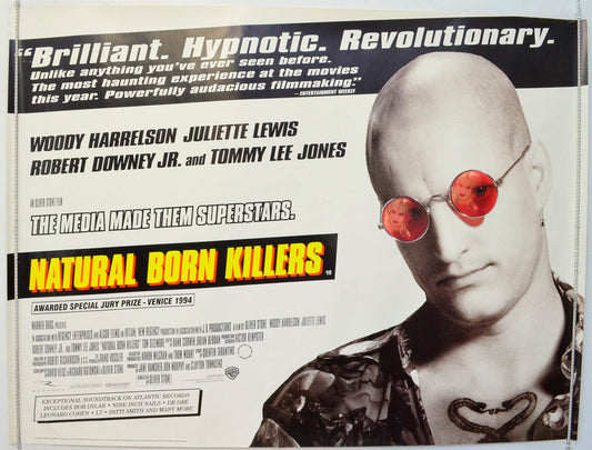 Natural Born Killers Original British Quad Poster - Film Poster - Movie Poster 