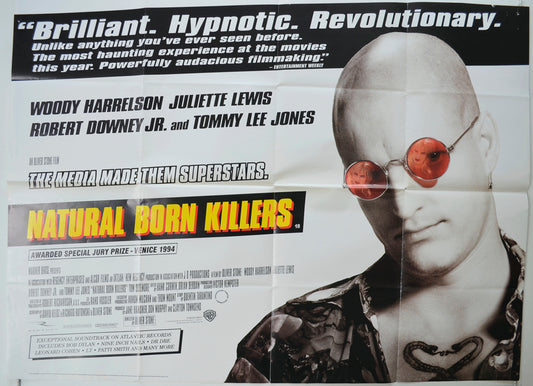 Natural Born Killers   Original Quad Poster - Film Poster - Movie Poster 