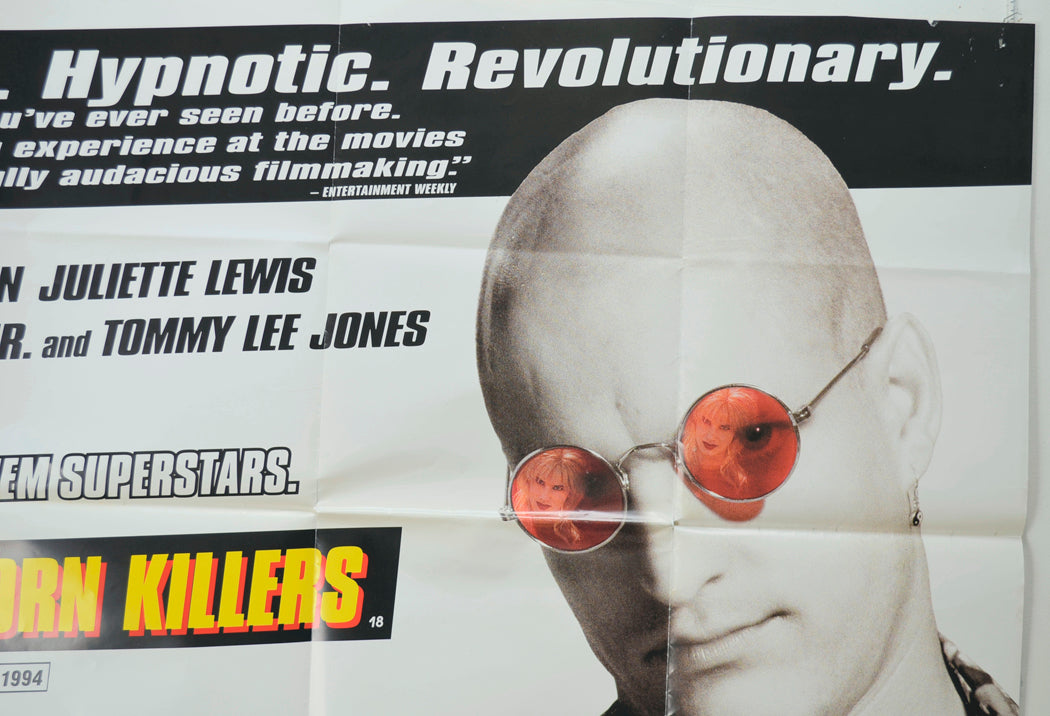 NATURAL BORN KILLERS (Top Right) Cinema Quad Movie Poster 