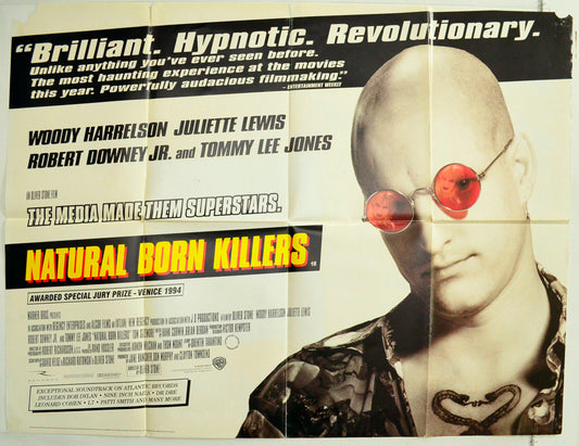 Natural Born Killers Original British Quad Poster - Film Poster - Movie Poster 