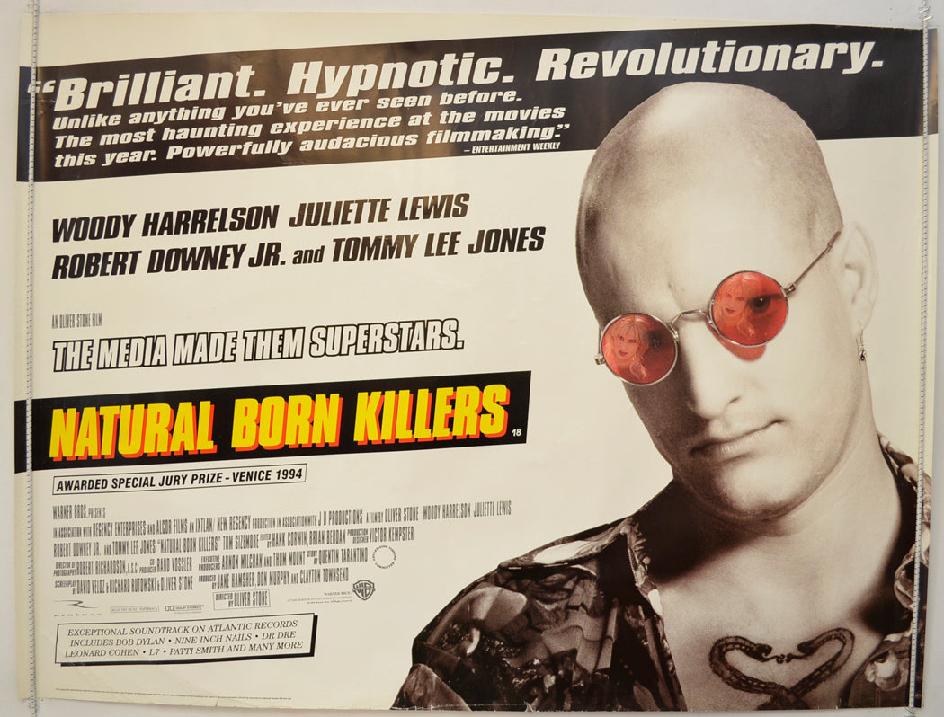 Natural Born Killers  Original Quad Poster - Film Poster - Movie Poster