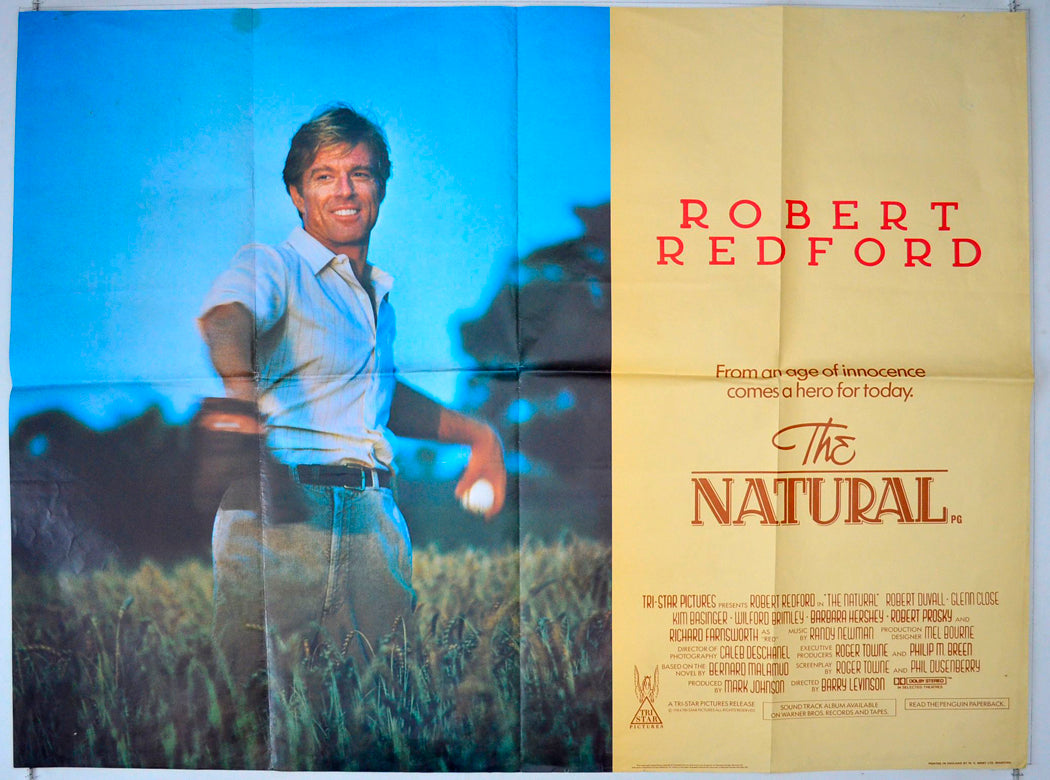 The Natural Original British Quad Poster - Movie Poster