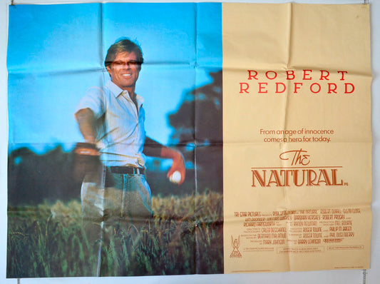 The Natural Original British Quad Poster - Movie Poster