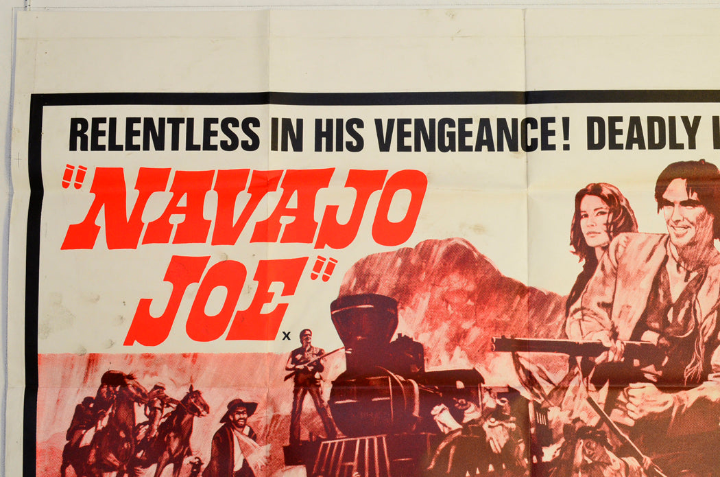 NAVAJO JOE (Top Left) Cinema Quad Movie Poster 