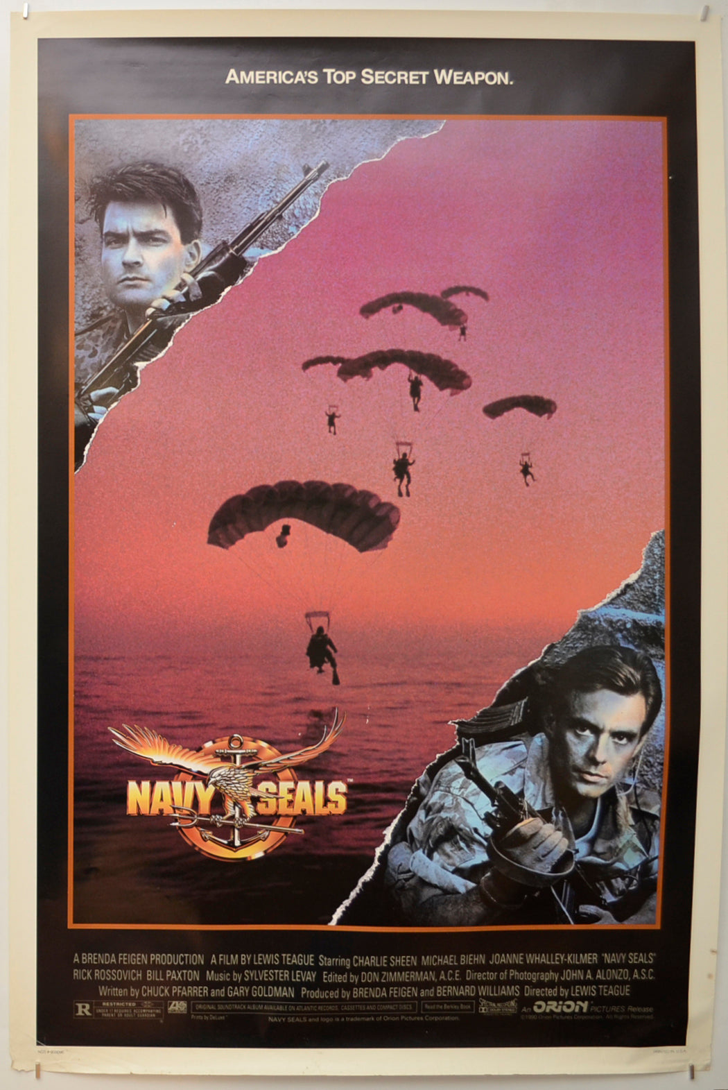 Navy Seals Original One Sheet Poster - Film Poster - Movie Poster  