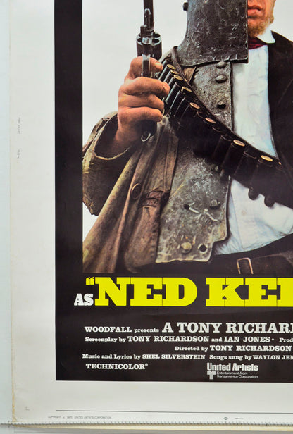 NED KELLY (Bottom Left) Cinema 1-Sheet Movie Poster 