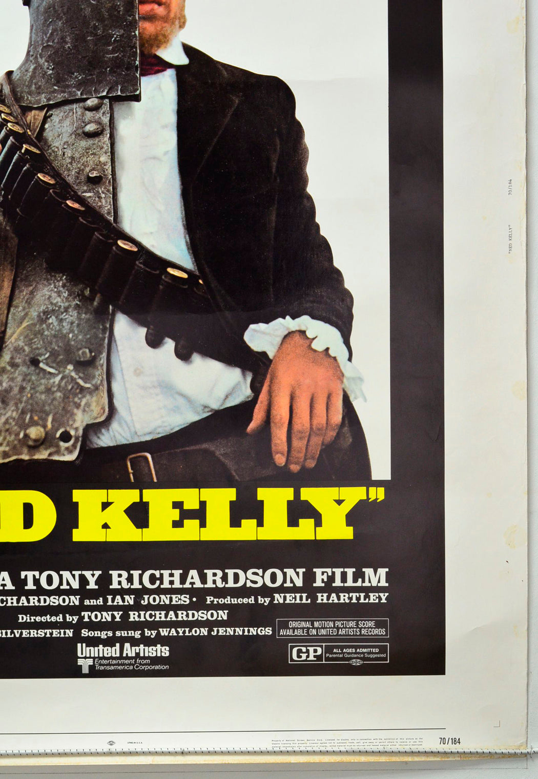 NED KELLY (Bottom Right) Cinema 1-Sheet Movie Poster 