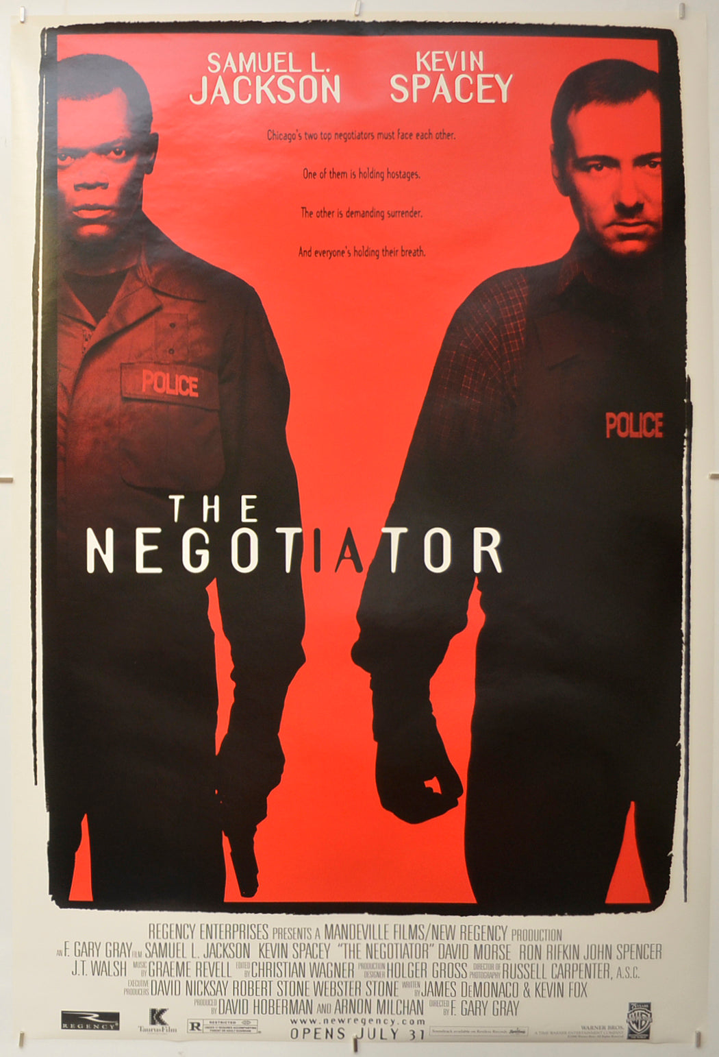 The Negotiator Original One Sheet Poster - Film Poster - Movie Poster