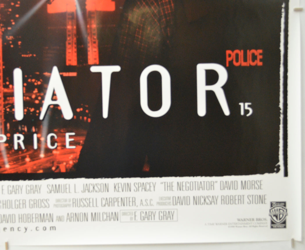 THE NEGOTIATOR (Bottom Right) Cinema Quad Movie Poster 