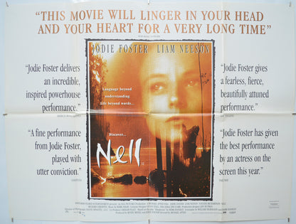 Nell - Original Quad Poster - Film Poster - Movie Poster