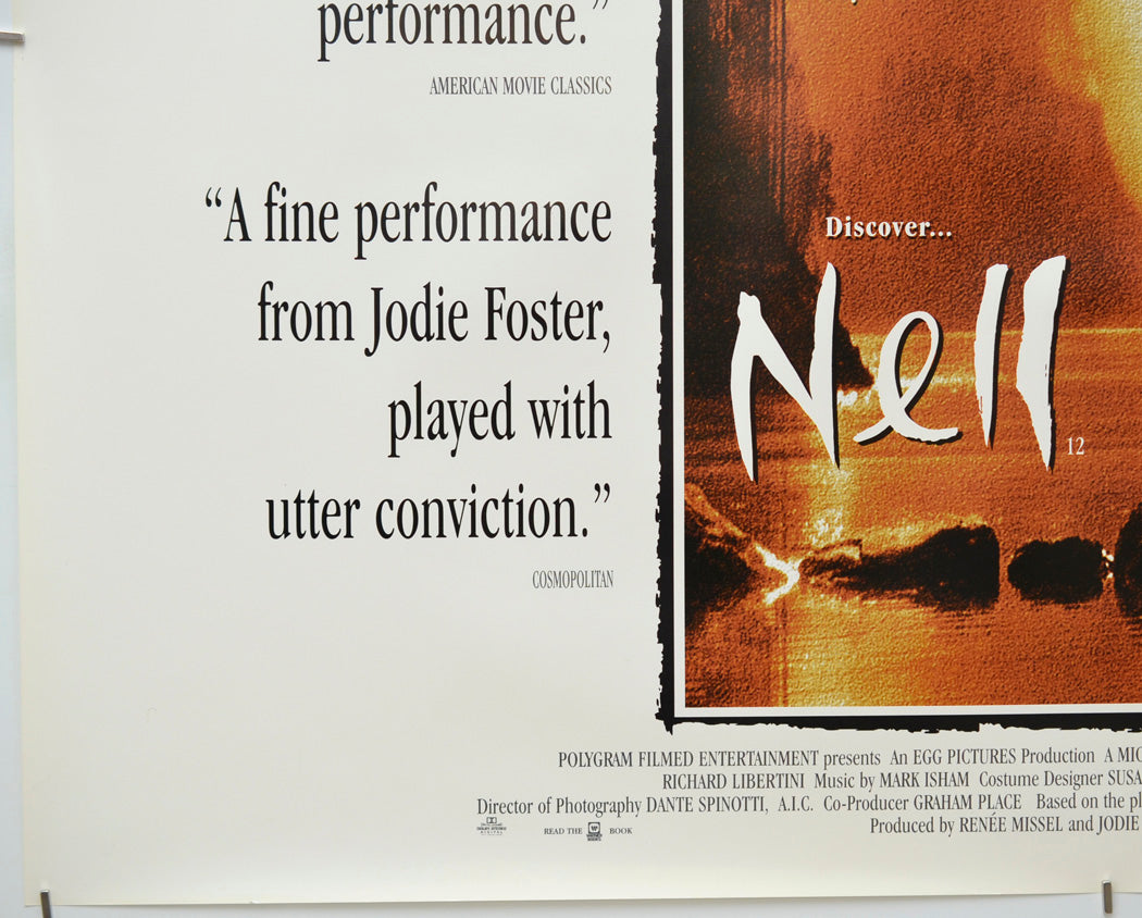 Nell (Bottom Left) Cinema Quad Movie Poster 