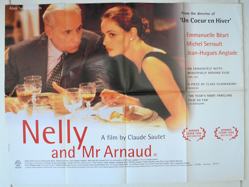 Nelly And Mr Arnaud  (a.k.a. Nelly et Monsieur Arnaud)   Original British Quad Poster - Movie Poster