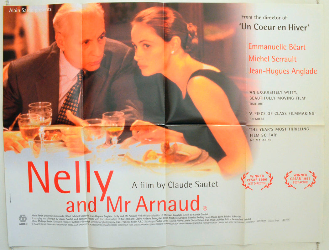 Nelly And Mr Arnaud  (a.k.a. Nelly et Monsieur Arnaud)   Original British Quad Poster - Film Poster - Movie Poster 