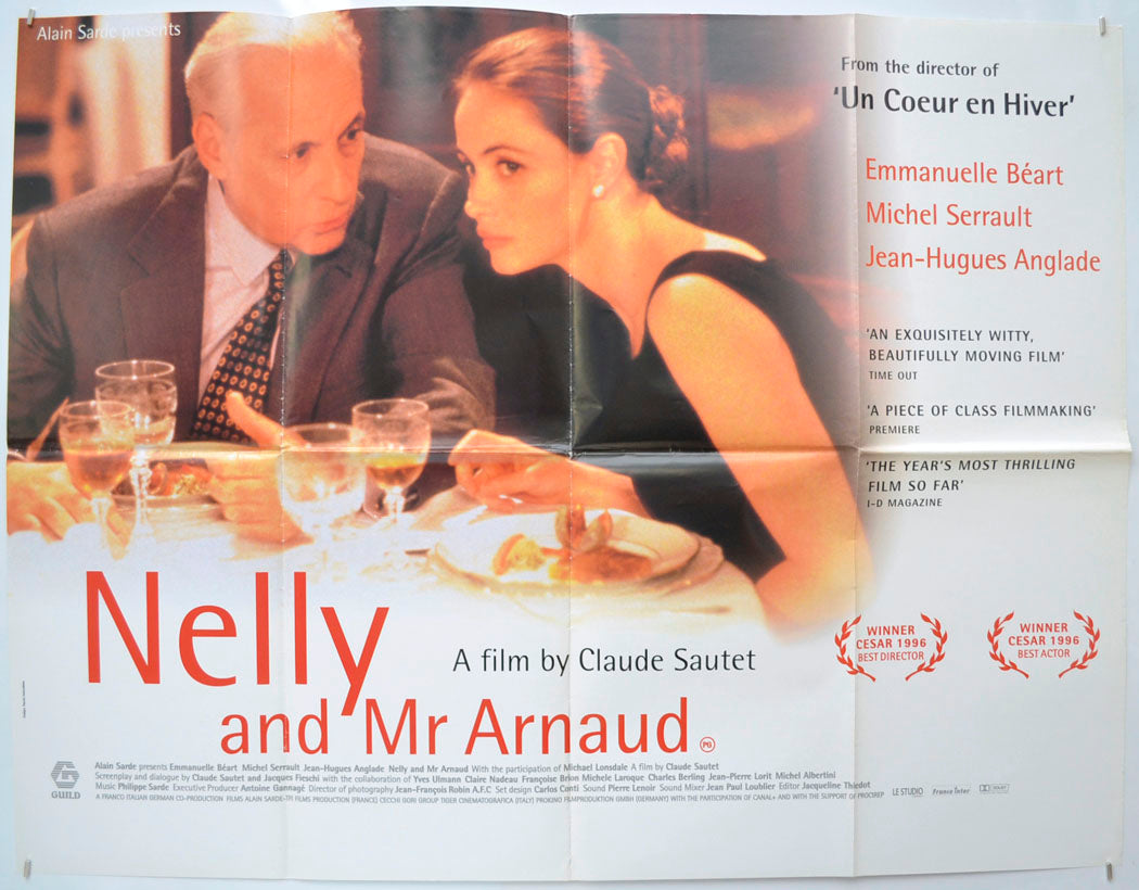 Nelly And Mr Arnaud (a.k.a. Nelly et Monsieur Arnaud ) Original Quad Poster - Film Poster - Movie Poster