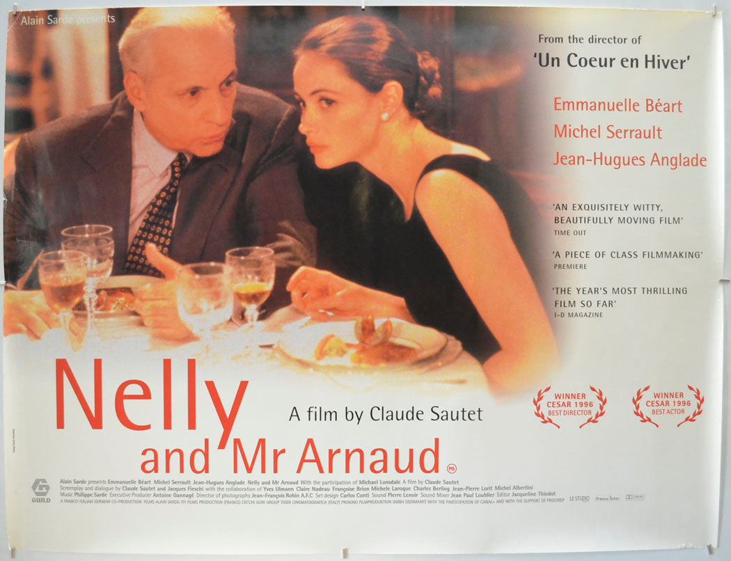 Nelly And Mr Arnaud (a.k.a. Nelly et Monsieur Arnaud) Original Quad Poster - Film Poster - Movie Poster