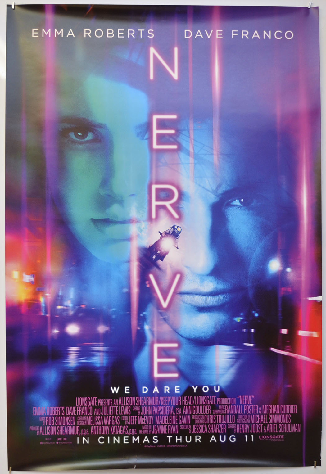 Nerve Original One Sheet Poster - Film Poster - Movie Poster