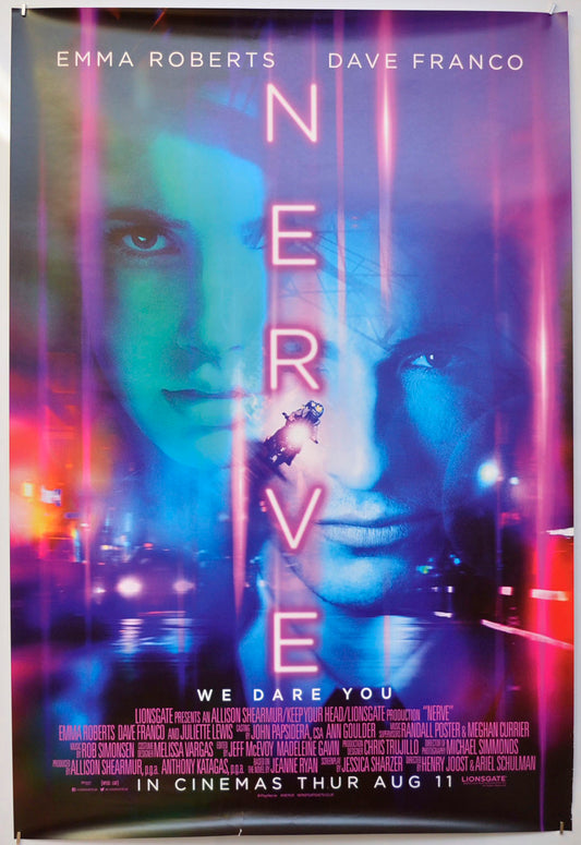 Nerve Original One Sheet Poster - Film Poster - Movie Poster