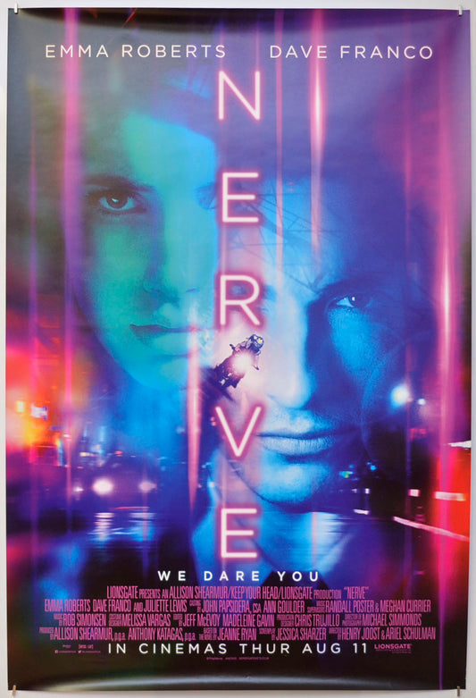 Nerve Original One Sheet Poster - Film Poster - Movie Poster