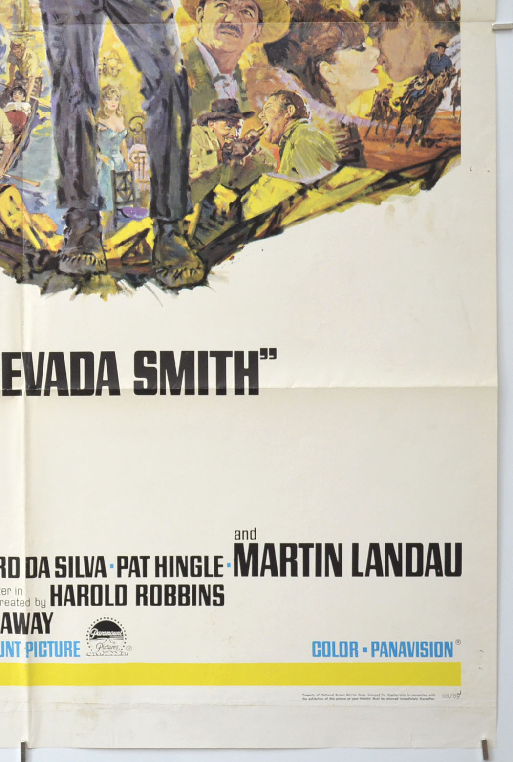 NEVADA SMITH (Bottom Right) Cinema One Sheet Movie Poster 