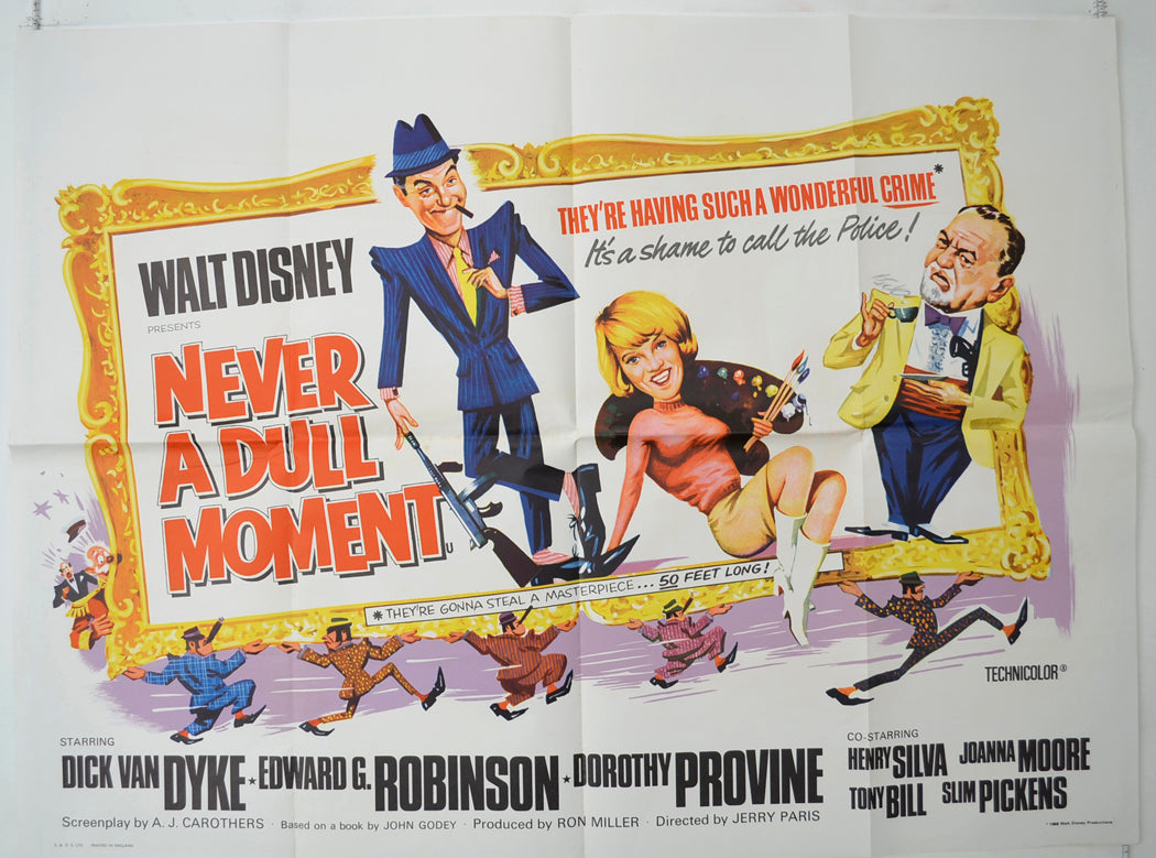 Never A Dull Moment   Original Quad Poster - Film Poster - Movie Poster 