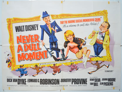 Never A Dull Moment Original Quad Poster - Film Poster - Movie Poster