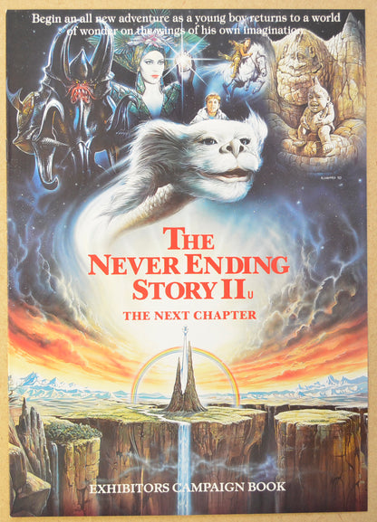 The Never Ending Story II : The Next Chapter Original 8 Page Cinema Exhibitors Campaign Press Book (UK)