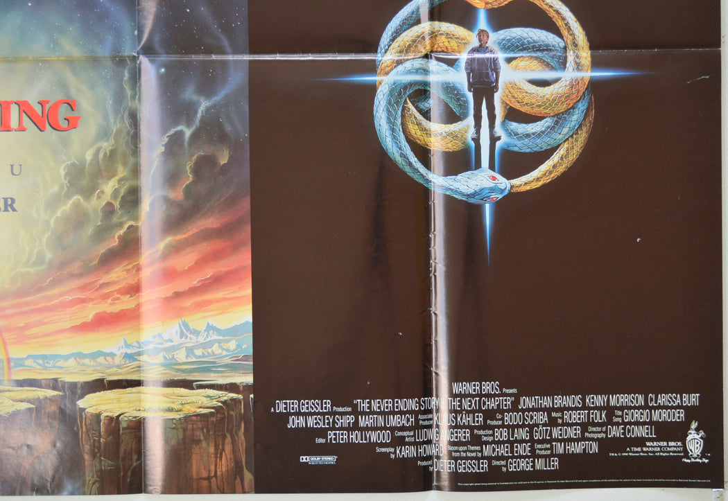 THE NEVER ENDING STORY II - THE NEXT CHAPTER (Bottom Right) Cinema Quad Movie Poster 