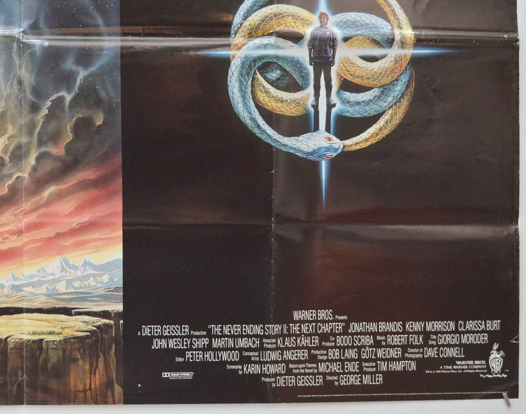 THE NEVER ENDING STORY II - THE NEXT CHAPTER (Bottom Right) Cinema Quad Movie Poster 